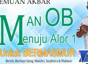 Banner dukungan Obet Bolang, S.Sos