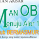 Banner dukungan Obet Bolang, S.Sos