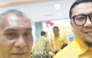 Soleman Sing Bersama Wakil Ketua Umum Pemenangan Pemilu Partai Golkar, Doly Kurnia Tanjung